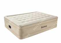69024 Надувная кровать Essence Fortech Bestway 203х152х51см, встроенный электронасос