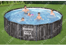 Круглый каркасный бассейн Bestway, 427х107см+фильтр-насос (5614Z)